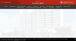 Desktop Screenshot of hotelclassique.com